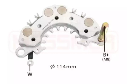 Punte diode, alternator