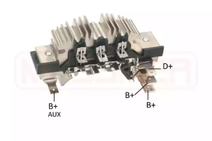 Punte diode, alternator