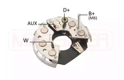 Punte diode, alternator