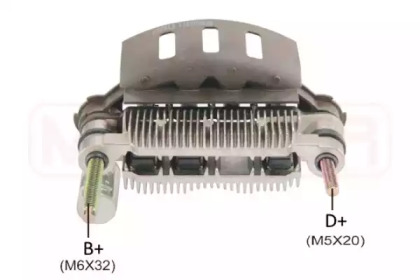 Punte diode, alternator