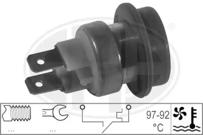 Comutator de temperatură, ventilator radiator