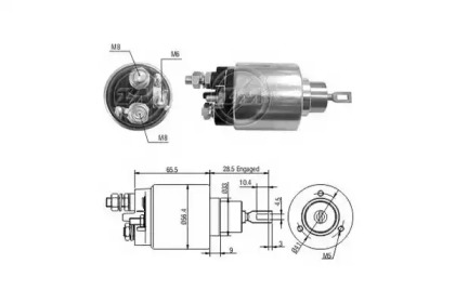 Contactor, electromotor