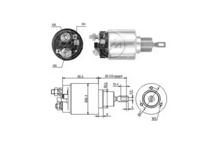 Contactor, electromotor