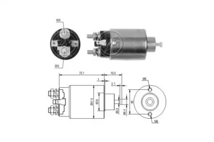 Contactor, electromotor