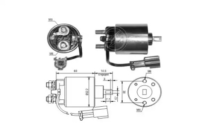 Contactor, electromotor