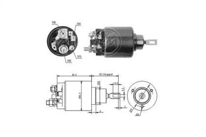 Contactor, electromotor