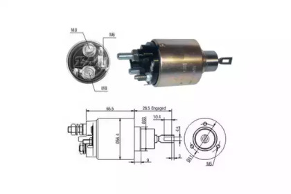 Contactor, electromotor