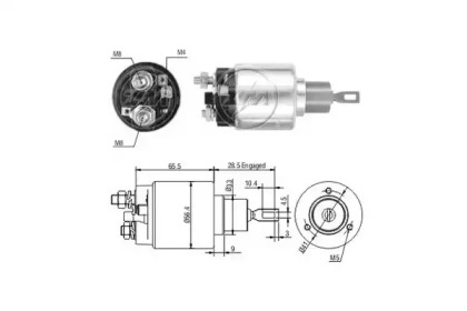 Contactor, electromotor