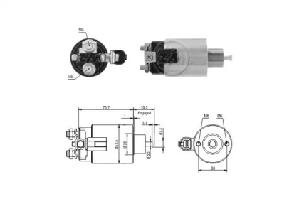 Contactor, electromotor