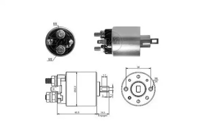 Contactor, electromotor