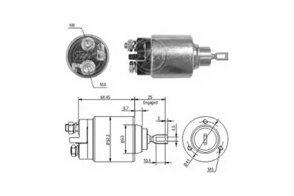 Contactor, electromotor