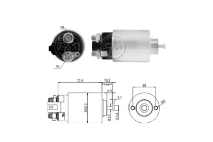 Contactor, electromotor