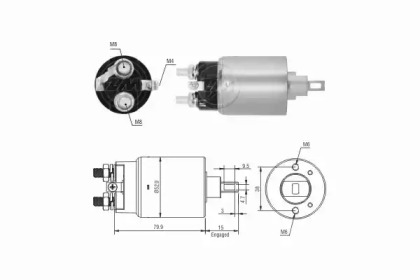 Contactor, electromotor