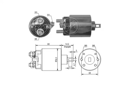 Contactor, electromotor