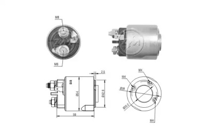 Contactor, electromotor