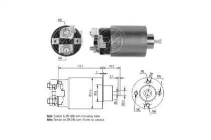 Contactor, electromotor