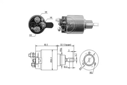 Contactor, electromotor