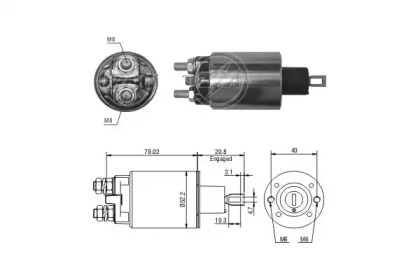 Contactor, electromotor