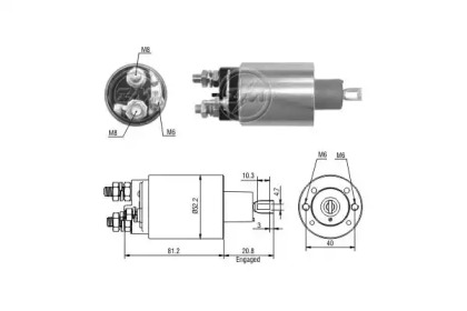 Contactor, electromotor