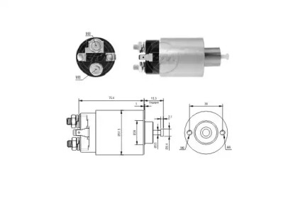 Contactor, electromotor