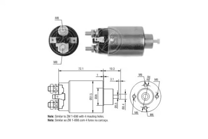 Contactor, electromotor