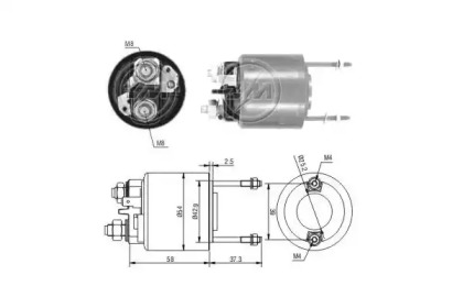 Contactor, electromotor