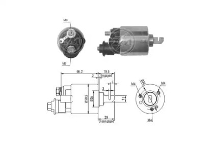 Contactor, electromotor