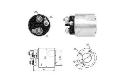 Contactor, electromotor