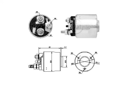 Contactor, electromotor