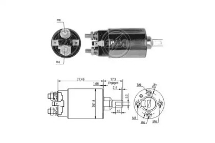 Contactor, electromotor