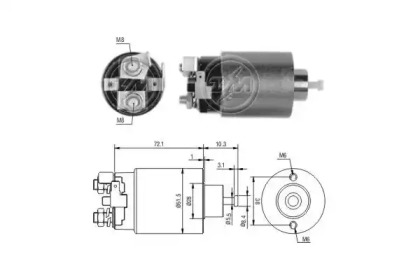 Contactor, electromotor