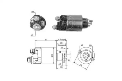 Contactor, electromotor