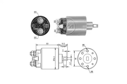 Contactor, electromotor