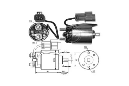 Contactor, electromotor