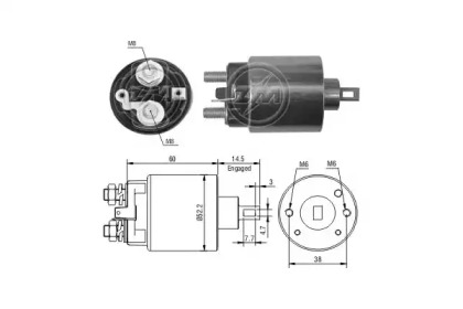 Contactor, electromotor