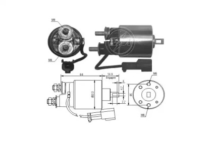 Contactor, electromotor