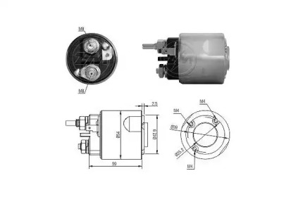 Contactor, electromotor