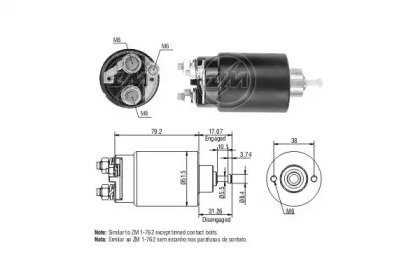 Contactor, electromotor