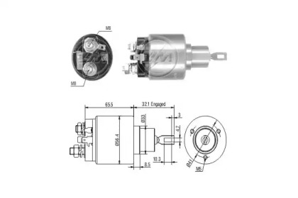 Contactor, electromotor