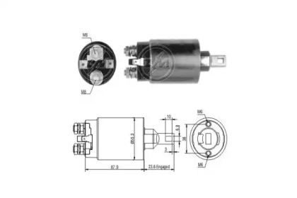 Contactor, electromotor