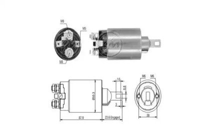 Contactor, electromotor