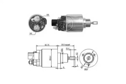 Contactor, electromotor