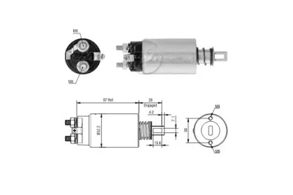 Contactor, electromotor