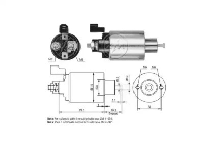 Contactor, electromotor