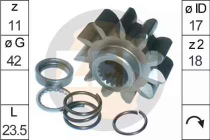 Starter cu pinion