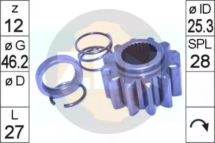 Starter cu pinion