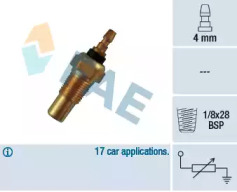 Senzor de temperatură, lichid de răcire