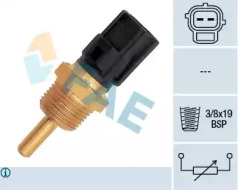 Senzor de temperatură, lichid de răcire