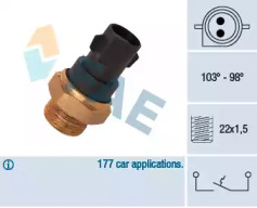 Comutator de temperatură, ventilator radiator