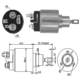 Contactor, electromotor